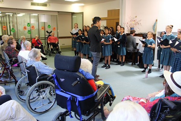 International Students Perform at Mercy Place Abbotsford 