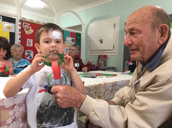 Strong Bonds Form Between Pre-Schoolers And People Living With Dementia