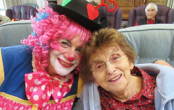 Volunteer Clown Brings Joy to Residents at Resthaven Murray Bridge