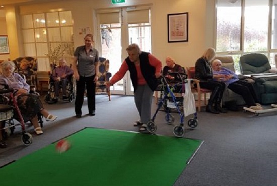 The Challenge is on Between Casey Manor and Casey Aged Care in a Bowls Competition