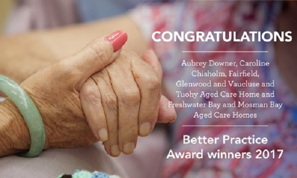 Hall & Prior Aged Care Homes Win a Better Practice Award