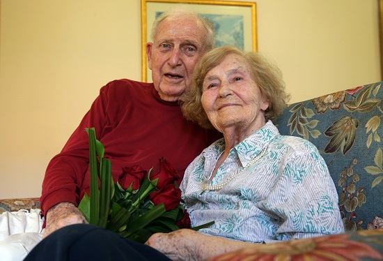 Mercy Place Lathlain Couple Celebrate Anniversary on Valentines Day
