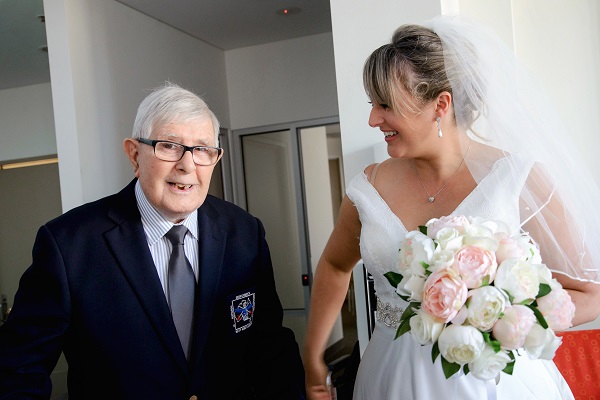  Dream Come True for Newlywed and Her Grandad