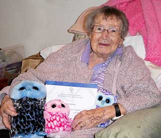 Resthaven Resident 'Owl Lady' Celebrates 40 Year Devotion to Girl Guides