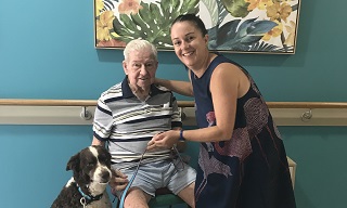 Westcourt Seniors Admit Four-legged Volunteer is Paw-fect