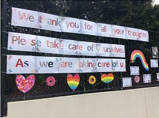 BlueCross' Message Wall of Love