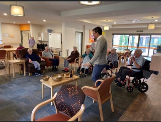Sound Therapy and Yoga at Autumn Aged Care