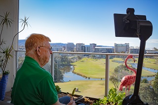 Telepresence Robot Keeps Wollongong Man Connected to Family and Carers During COVID