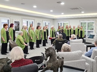 Frankston Ladies Choir visits Langwarrin Community Aged Care