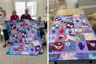 Langwarrin Community Aged Care Residents Create Handmade Care Quilt