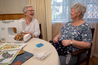 The Volunteer Helping Seniors Create Special Memories One Stitch at a Time