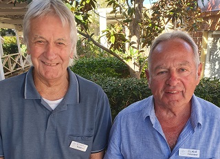 Mercy Place Edgewater Volunteers Alan and George Ready to Celebrate International Day of Friendship