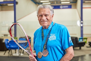 Former World Squash Champ Returns Serve After Cancer Scare