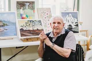 Aged Care Resident Reignites Passion for Painting