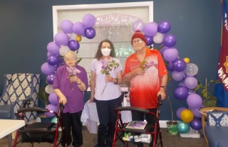 A Splash of Lilac Delight at Gill Waminda Aged Care Centre