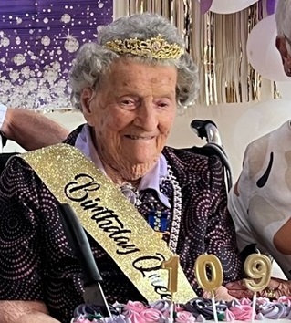 Benetas St George’s resident Mildred Andrew celebrates 109th birthday