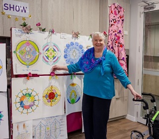 Colouring the Golden Years: A Showcase of Creativity at Arcare Birtinya