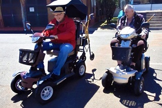 Look out! It’s Harden Grange’s Scooter Brigade
