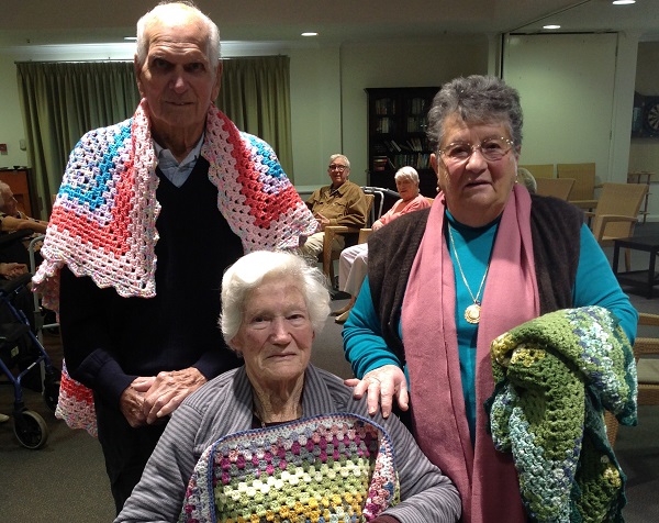 Bethanie Beachside Receives Special Blanket Donation