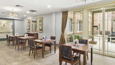 Bupa-Aged-Care-Mosman-Dining-Area-with-courtyard-view